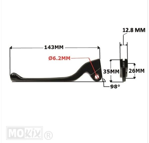 Hevel Links CPI Oliver Aluminium - MKX