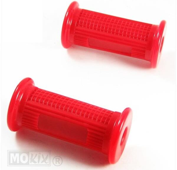 Voetsteun-Rubbers SET PEN Rood
