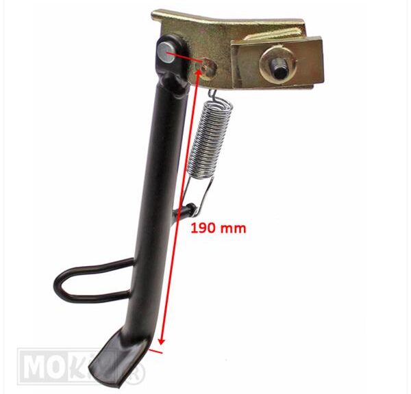 Zijstandaard Piaggio ZIP/FR Zwart IGM