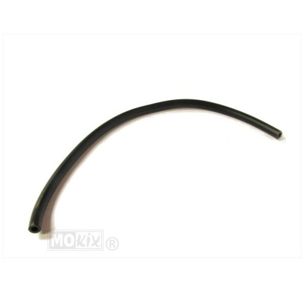 Benzineslang Rubber 4.8x8  Mm   30cm Zwart - Supertec