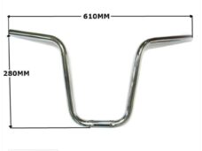 Stuur Vespa Citta/Honda Camino Chroom Supertec