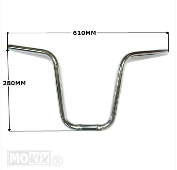 Stuur Vespa Citta/Honda Camino Chroom Supertec