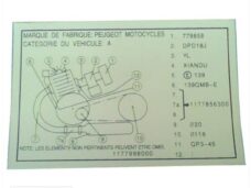 Type Goedkeur Sticker Peugeot
