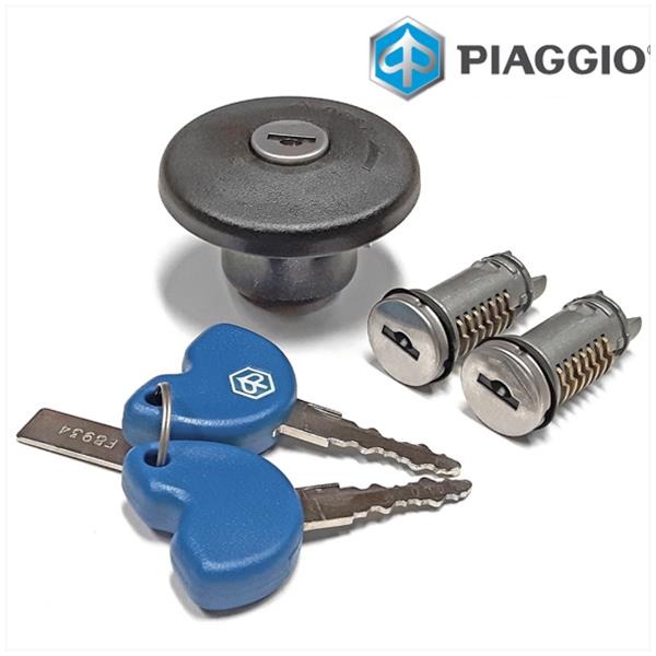 Sloten-SET Piaggio FLY >12 2st + Tankdop ORG