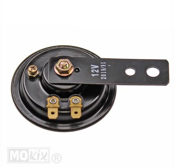 Claxon 12V Klein Model (DC) 70mm Zwart Elec