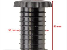 Tankdop Puch Maxi Zwart + Slot - Supertec