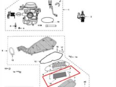 Luchtfilter Peugeot Kisbee Foam Element ORG
