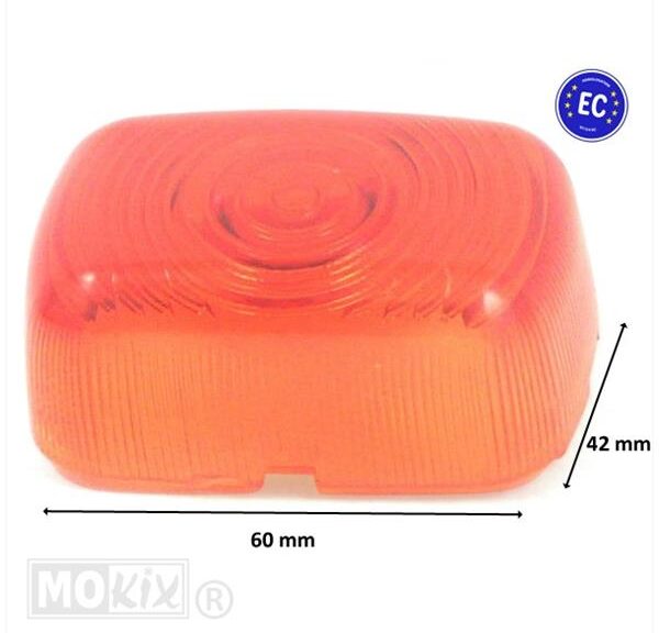 RAW-BOL Glas Honda SFX Achter Oranje CE L/R