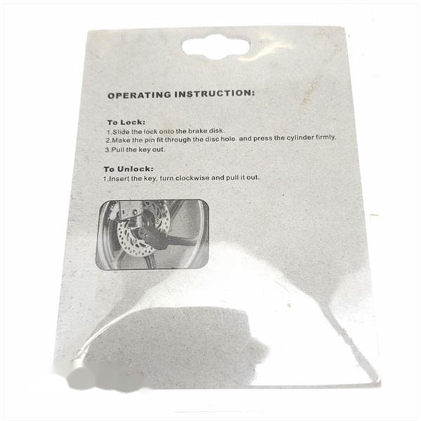 Schijfremslot MKX Lock 10mm Geel - Afbeelding 2