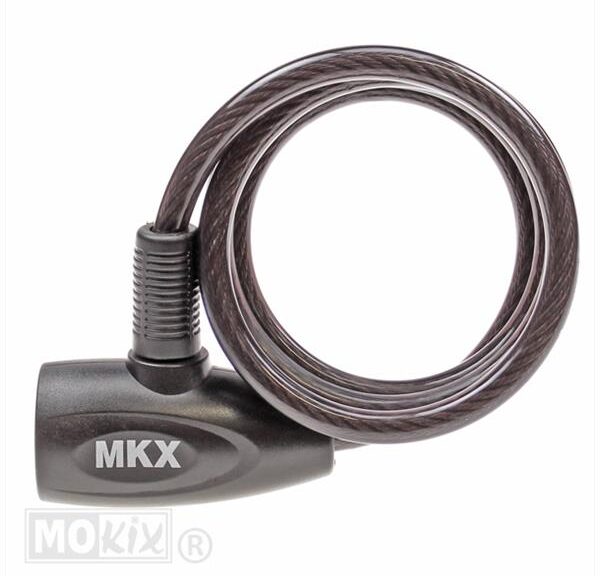 Spiraalslot MKX 8x1000 Zwart
