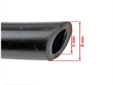 Benzineslang 5x8 PVC Zwart 10mtr Supertec