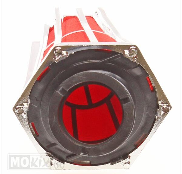 Powerfilter 28/35 Chroom/Rood - Supertec