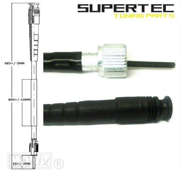 Kabel KM Teller Kymco Super 9/VITALITY Honda SH50 - Supertec