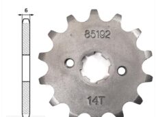 Voortandwiel Derbi Senda-SM 14tands - IGM