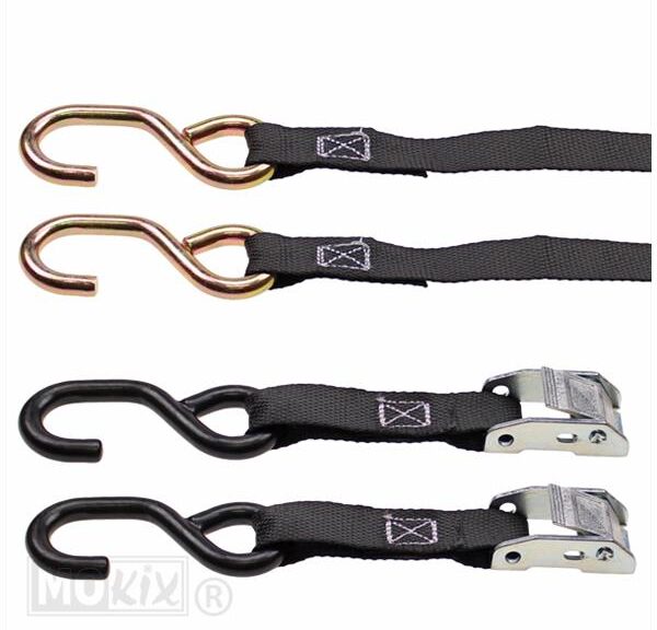 TIE-Downs Bindriemen Zwart 2stuks - Supertec