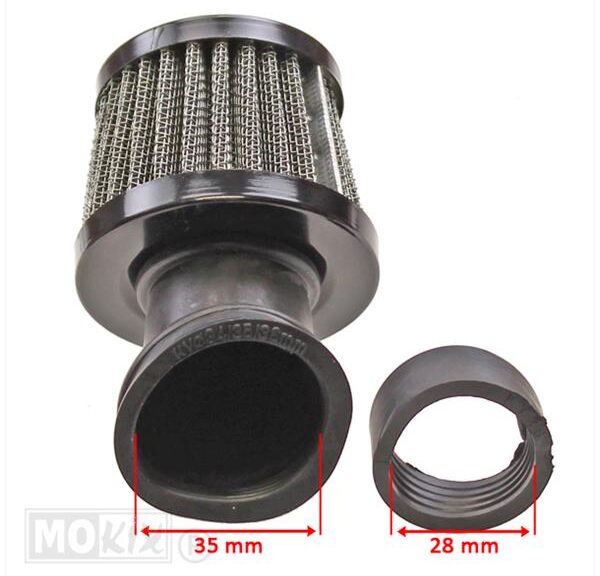 Powerfilter 28mm Type Schuin 45° Supertec