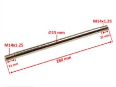 Achteras Rieju RR/Spike 15mm 280mm