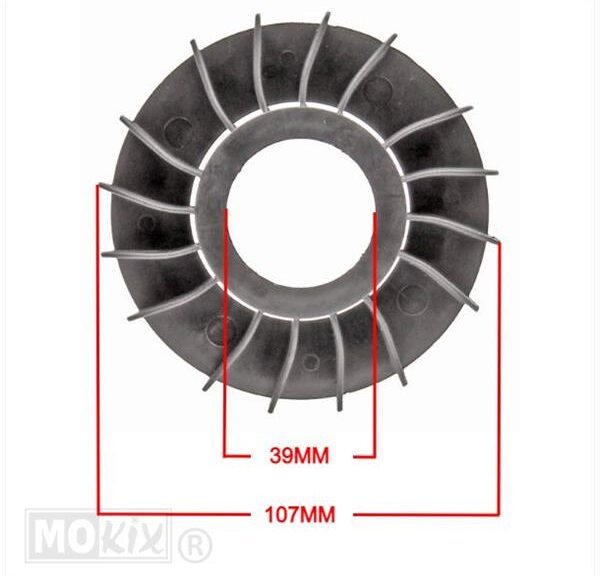 Half Poelie/Koelvin Piaggio >99 NT PVC ST - Supertec