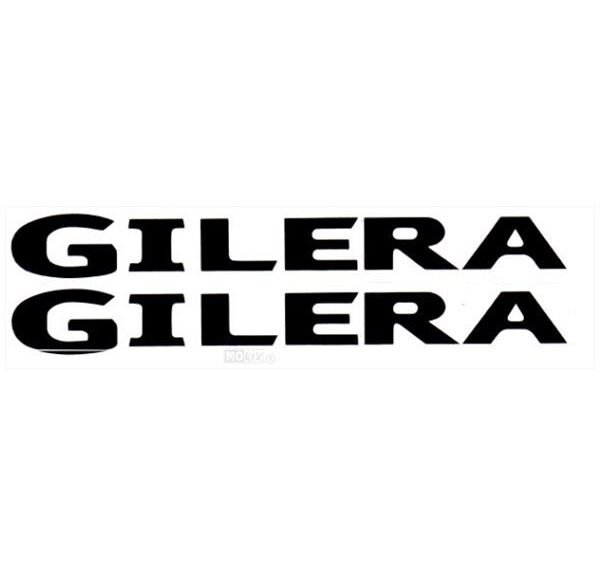 Gilera Stickerset 2delig Zwart