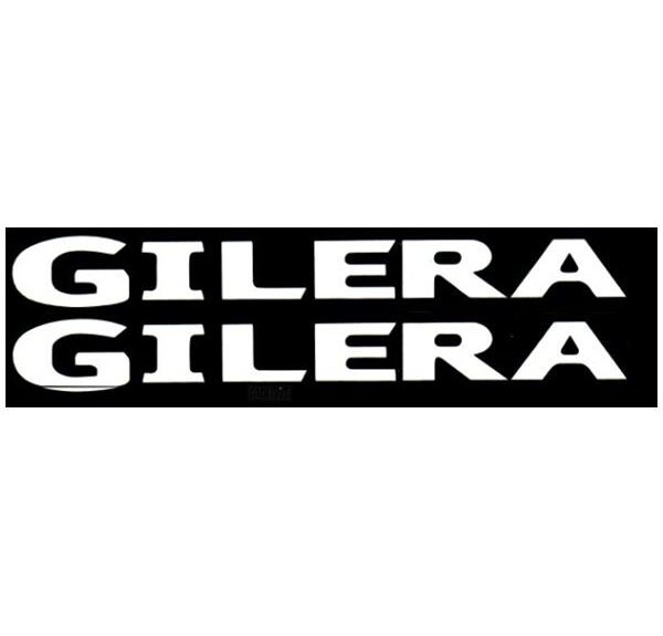 Gilera Stickerset 2delig WIT