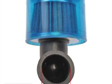 Powerfilter Doorzichtig Blauw Haaks 90° 35mm - Supertec