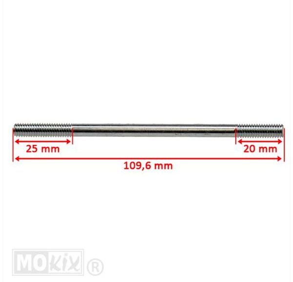 Cilinder Tapeind Minarelli Verticaal M6x106 SP (4)