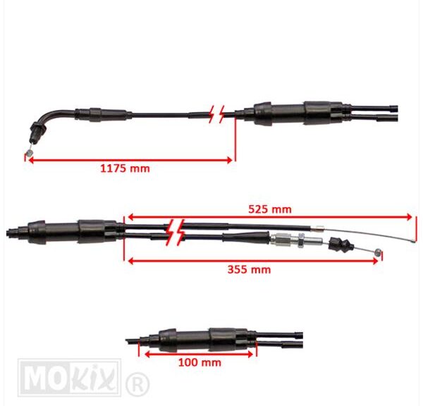 Kabel GAS Honda X8R Supertec