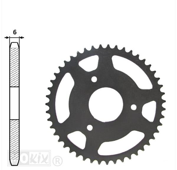 Achtertandwiel Rieju RS2 Matrix 55mm 3gats 46t IGM
