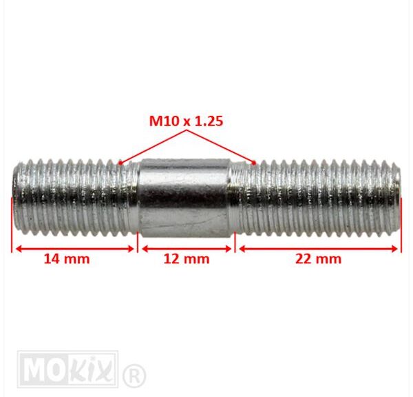 Espárrago del piñón trasero Honda MT/MB Supertec