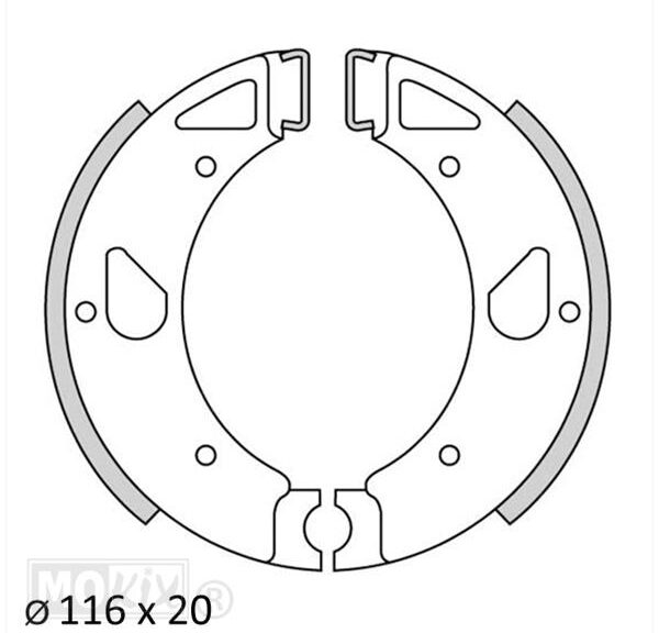 Remschoen-SET Kreidler OT Kleine NAAF(116mm Camp) - Newfren