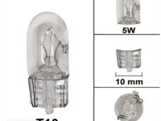Lamp T10  12V  5W (1) - Bollard