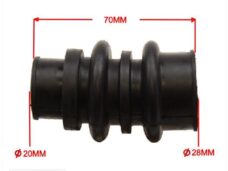 Aanzuigrubber Zundapp STD Kort 15mm - Supertec