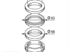 Balhoofdset Yamaha Aerox Nt 30mm - Supertec