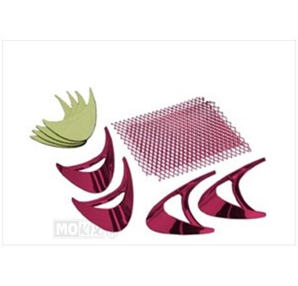 AIR Flow KIT 4pcs Wave  AN.Rood - TNT