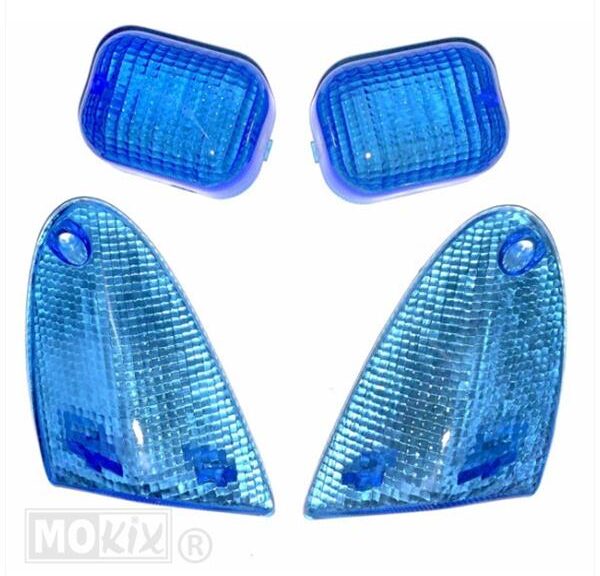 RAW-BOL Glas Aprilia SR'00 SET Blauw - MKX