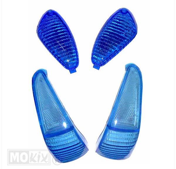 RAW-BOL Glas Piaggio Runner SET Blauw - MKX