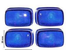 RAW-BOL Glas Yamaha Slider/BWS 97-03 SET Blauw - MKX