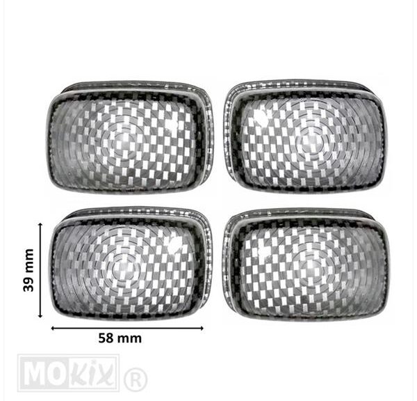RAW-BOL Glas Yamaha Slider/BWS 97-03 SET Carbon - MKX