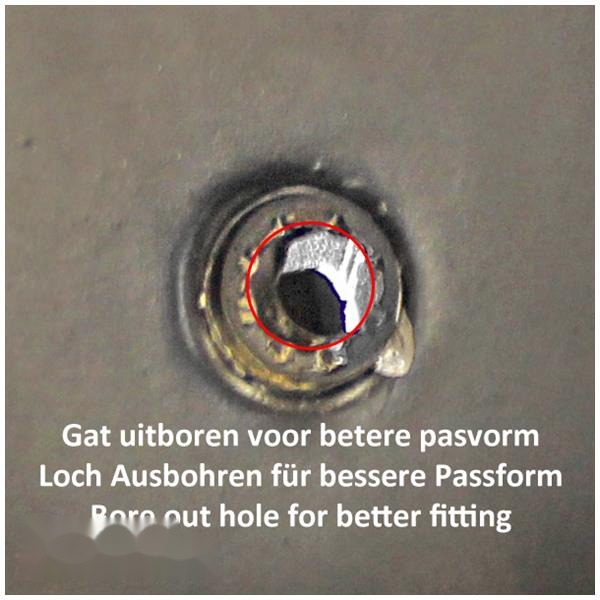Achterspatbord Zundapp NT (529) Chroom - Afbeelding 2