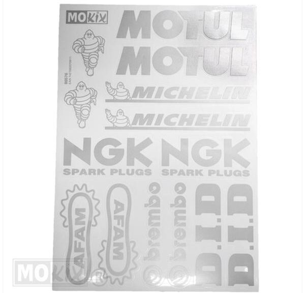 Mokix Sponsor-KIT Silver Grey