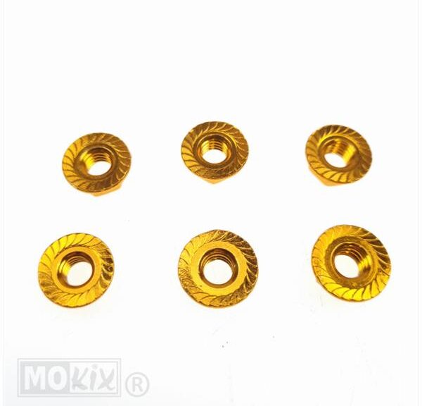 Moerset UNI M6 ALU 6st Goud
