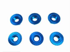 Moerset UNI M6 ALU 6st Blauw