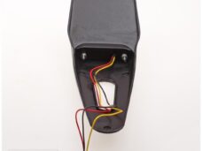 Achterspatbord UNI Enduro Onderb. + LED Lamp Rood