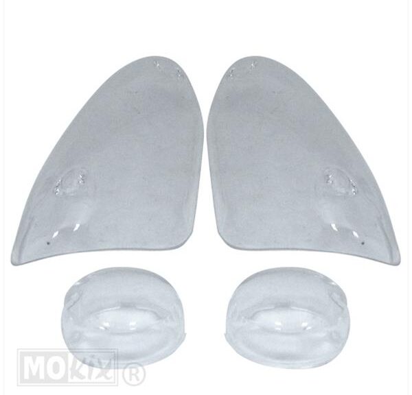 RAW-BOL Glas Yamaha Aerox Ot SET Glas Helder - MKX