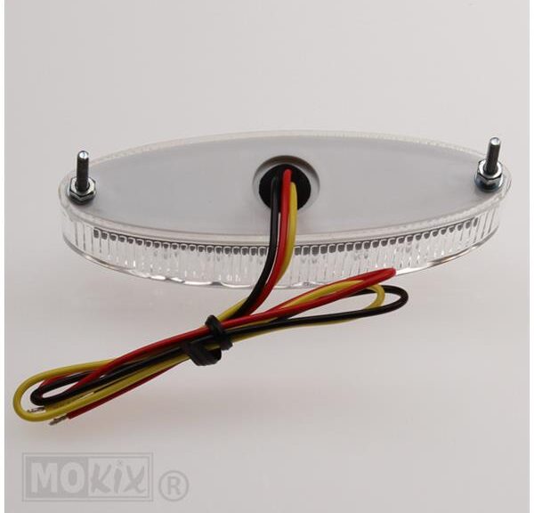 Achterlicht UNI Ovaal LED CE Blank Elec