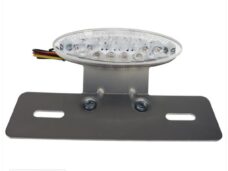 Achterlicht UNI Ovaal LED CE + ST WIT