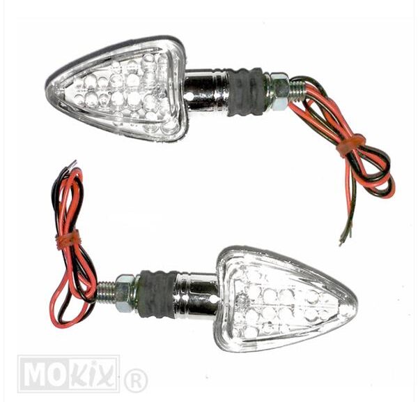 RAW-BOL UNI LED Driehoek Chroom CE SET
