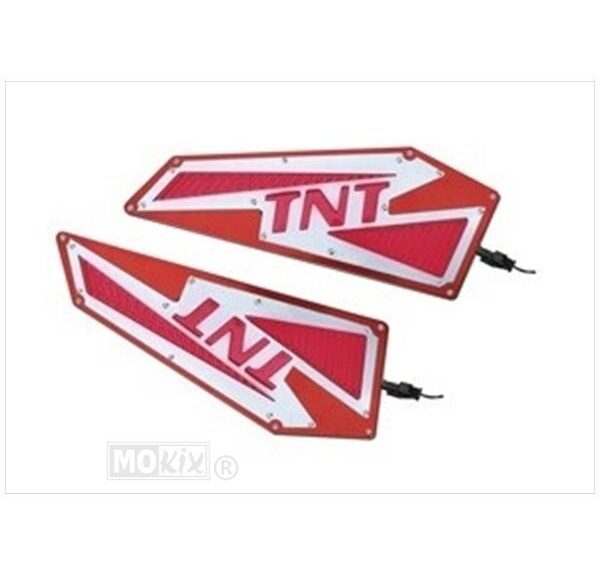 Treeplaatset TNT +LED Step Rood
