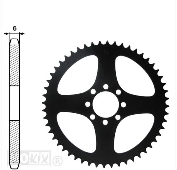 Achtertandwiel Yamaha DT50R (420) 44.2mm 8gats 48t - IGM