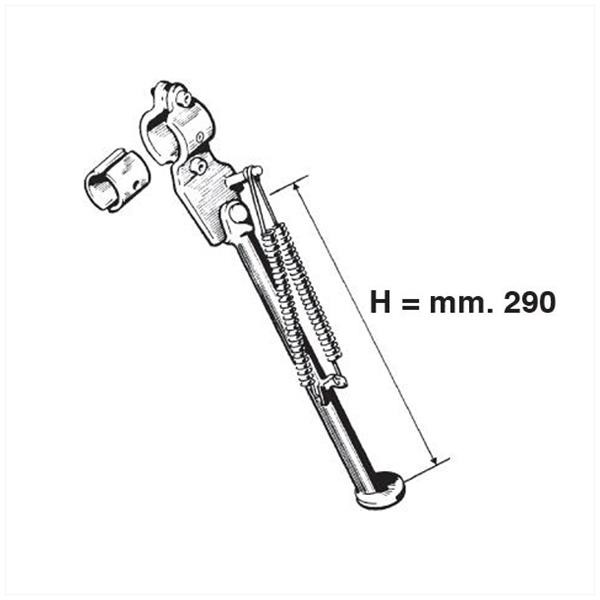 Zijstandaard UNI Klem 290mm Buzzetti - Afbeelding 3